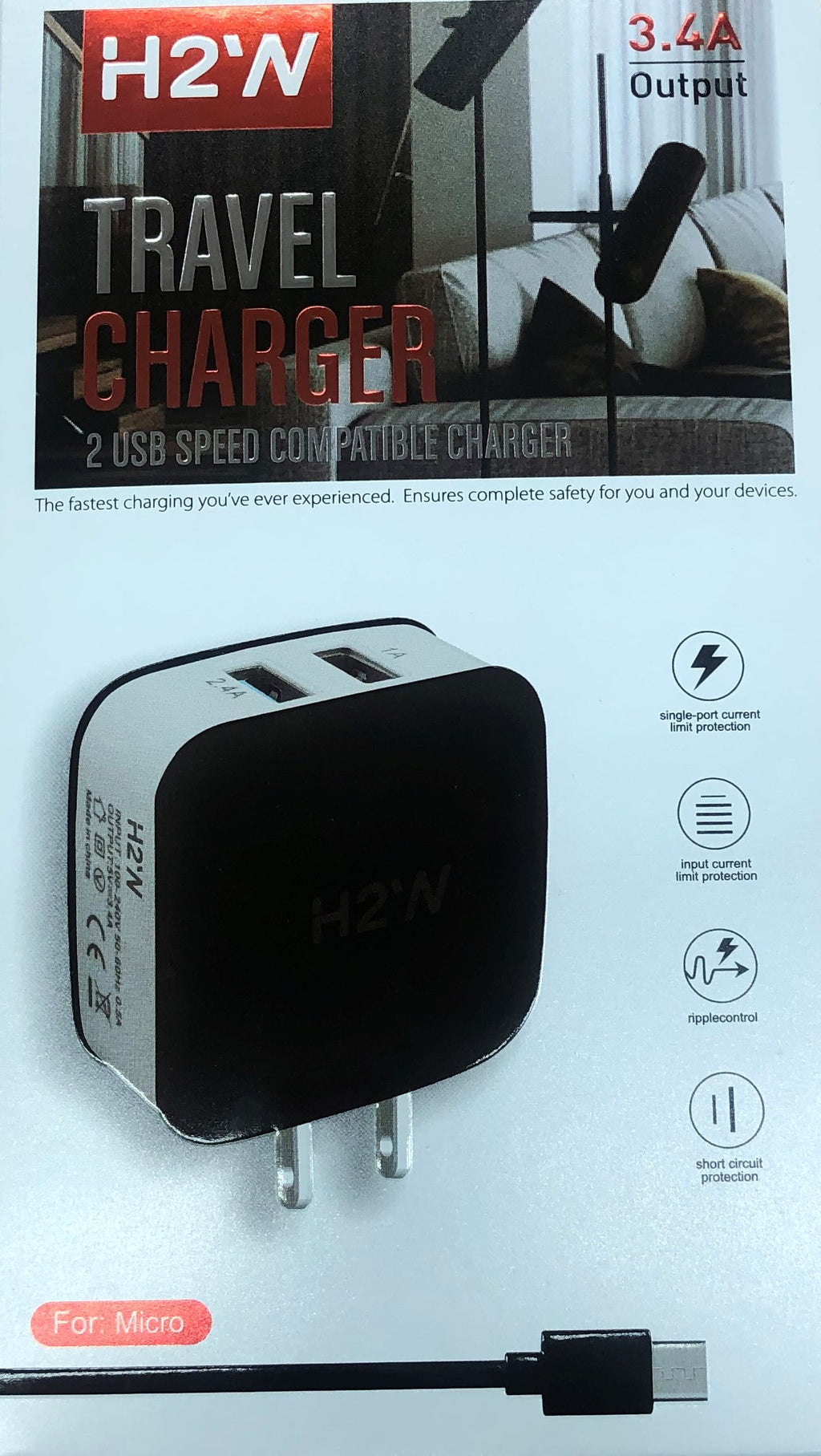 Home Charger for Micro National Wireless