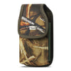 REIKO VERTICAL RUGGED POUCH WITH METAL BELT CLIP IN CAMOUFLAGE